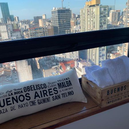 Buenos Aires View - Apart 2 Amb Sobre Av Corrientes Ngoại thất bức ảnh